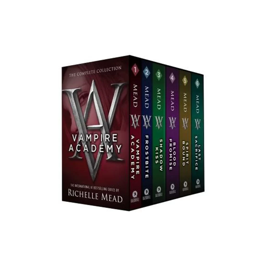 Saga de libros (Set de 6 libros)  "Academia de vampiros" de Richelle Mead. 